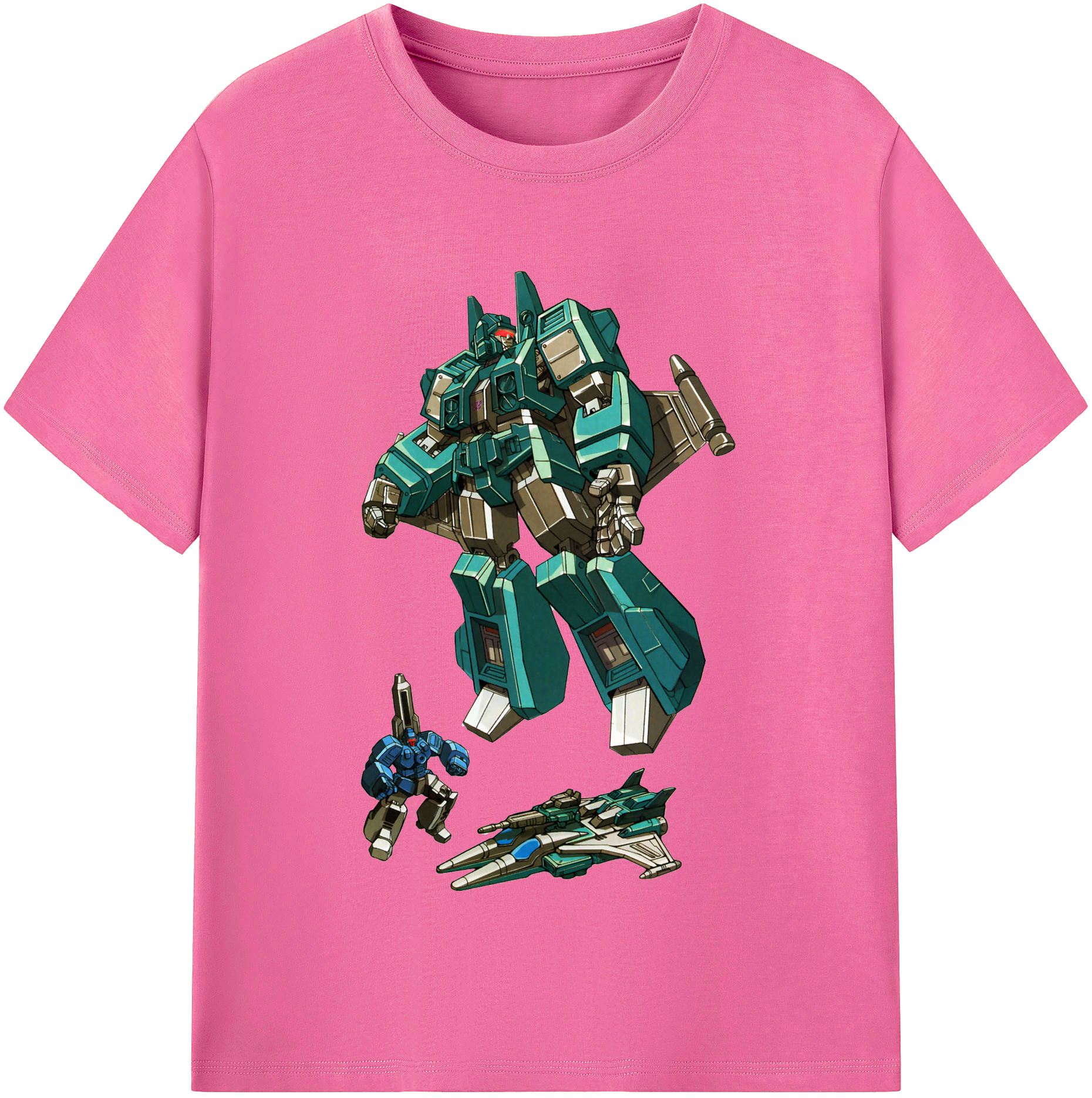 （画像用）  レディースカジュアルプリントTシャツ（綿100％）